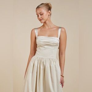 Murlong Cres Elin Dress Ivory